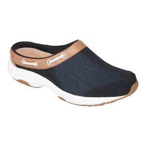 Easy Spirit Women's Travelport Nautical Mule Walking Sneakers Navy Size 8 M